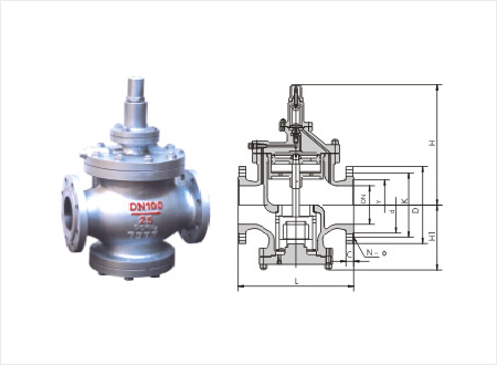 YGa43H/Y高灵敏度大流量蒸汽减压阀