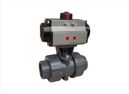 SQ611气动塑料球阀